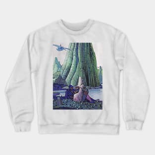 Jean Giraud - moebius - voyage d'hermes Crewneck Sweatshirt